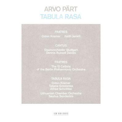 Arvo Pärt: Tabula Rasa (180g) - - (LP / T)