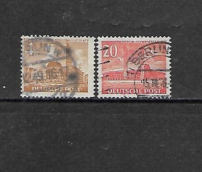 Berlin gestempelt Michel-Nummer 112-113