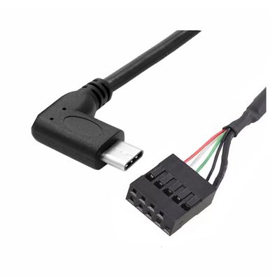 C69 USB Kabel Typ-C Stecker auf 9pin USB Adaper PC Mainboard Header Buchse 50cm