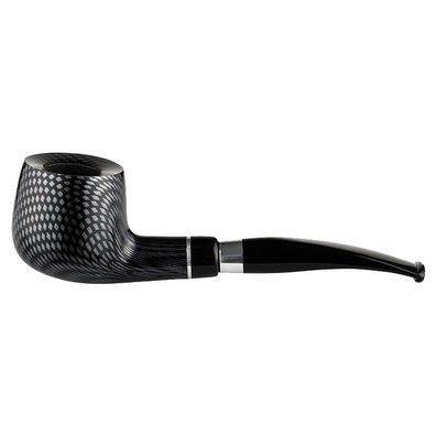 Angelo Pfeife, Carbonoptik, leicht gebogen