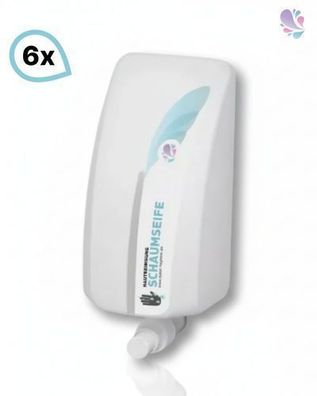 Schaumseife parfümfrei, mild Lavela, 6x1-Liter Kartuschen 15.000 Anwendungen je SET