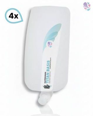 Grobreiniger für Hände, Lavela Titan Basis, 4x2-Liter Kartuschen je SET