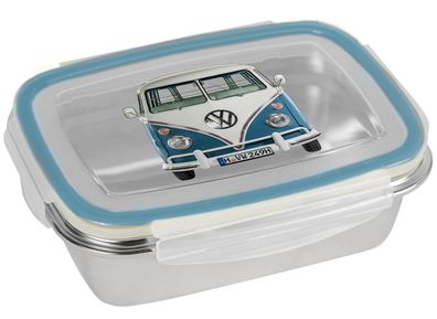 GEDA GEDA Brotdose VW Bulli Edelstahl blau 850ml 113947