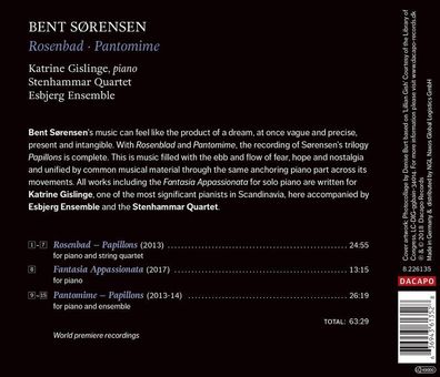 Bent Sörensen: Bent Sörensen: Rosenbad - Papillons für Klavier