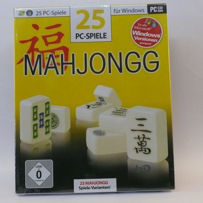 25 PC Spiele Mahjongg für die ganze Familie Gehirnjogging Sammlung für Windows