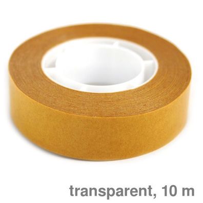 CTS Clear Klebeband doppelseitig transparent - 10 m x 15 mm