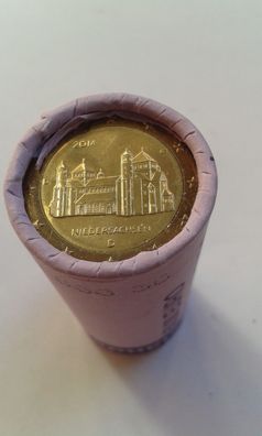 Sichtrolle 25 x 2 euro 2014 Niedersachsen Michaeliskirche Präge D München