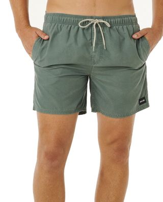 RIP CURL Badeshort Offset Washed moss