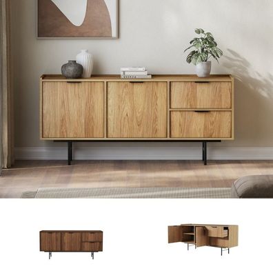 Kommode EDI 2D2S Schränk, Mehrzweckschrank, Sideboard, Stauraum