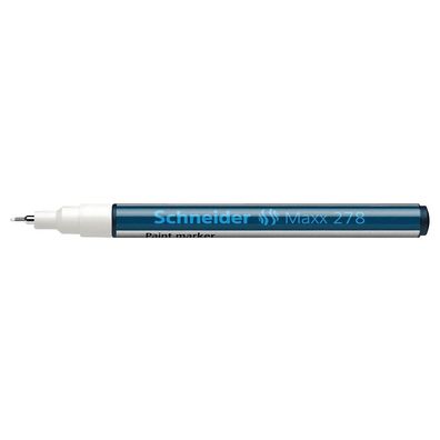 Schneider Lackmarker Maxx 278 weiss, Strichstärke ca. 0,8mm