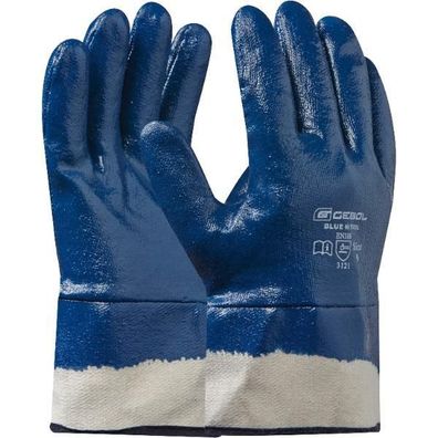 Gebol Schutzhandschuh Blue Nitril Größe 10 ()