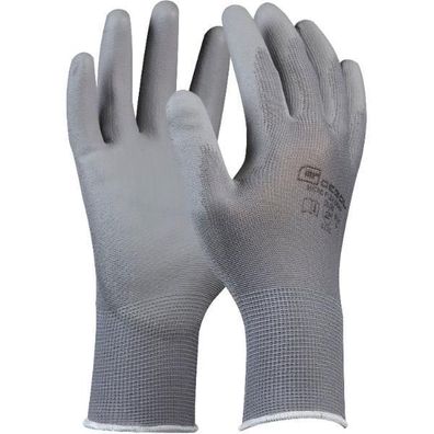 Gebol Schutzhandschuh Micro Flex grau Größe 8 ()
