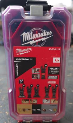 Milwaukee Multitool Zubehör für Multifunktionswerkzeuge OPEN-LOK 8-teilig