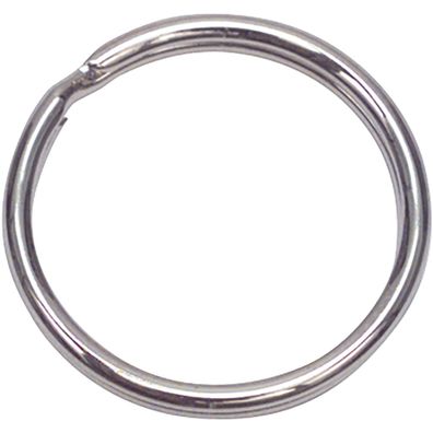 Reiher Schlüsselring - ø 30mm Stahl vernickelt
