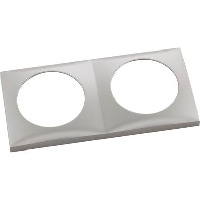 Berker Integro Flow Rahmen 2fach Edelstahl Effekt ()