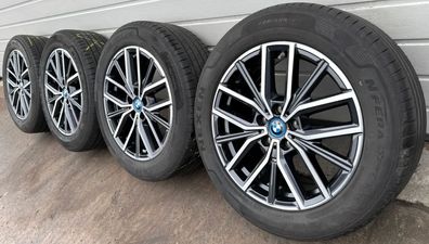 4x Original BMW X1 iX1 U11 18 Zoll Sommerräder Doppelspeiche M838 6891179 DOT25 6-7mm