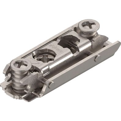 blum CLIP Exzenter Montageplatte gerade Stahl Systemschraube Distanz 0mm