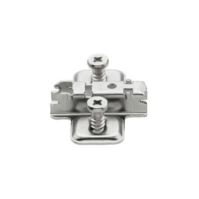 blum CLIP Kreuzmontageplatte Langloch Stahl Systemschrauben Distanz 3mm