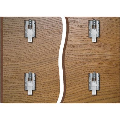 CAMAR Paneelaufhänger 814.45 zum Einfräsen ohne Feder Stahl verzinkt