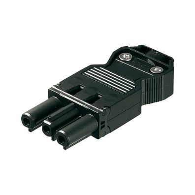 wipo Stecker GST18 230 V Buchsenteil schwarz
