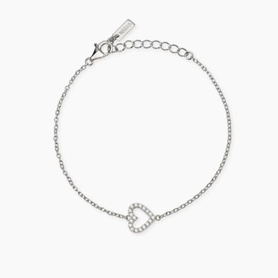 Mabina Herz Armband Silber 925 Labor Diamant 534071
