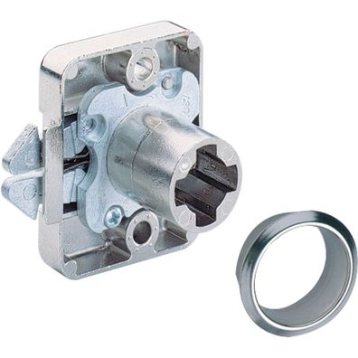 Hettich Prestige 2000 Zylinder-Rollladenfallenschloss Z23 Dornmaß 20 Stahl vernicke