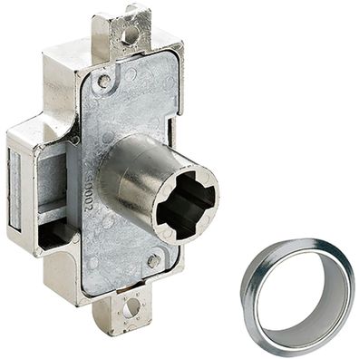 Hettich Prestige 2000 Zylinder-Drehstangenschloss Z23 Dornmaß 25 L20 vernickelt