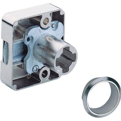 Hettich Prestige 2000 Zylinder-Fallenschloss Z23 Dornmaß 25 ø18 vernickelt