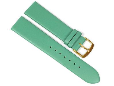 Minott Uhrenarmband Leder weich Türkis 23225G