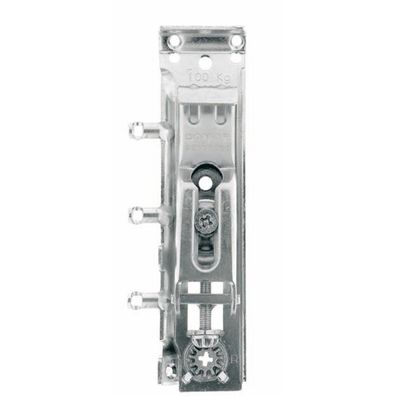 CAMAR Schrankaufhänger 817 rechts H 18mm T 25mm Stahl verzinkt/Zamak