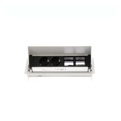 Bachmann Steckdosenbox Coneo DATA L: 299.1mm B: 87.1mm Alufarbig