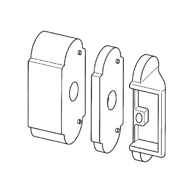 Maco #40318 Rustico Unterlage für Komfort-Ladenhalter Stärke 5mm schwarz