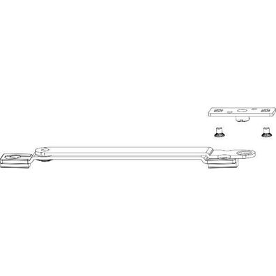 Maco #101518 Drehbegrenzung Holz Euronut FFB 240-1300mm 80 kg silber (101518)