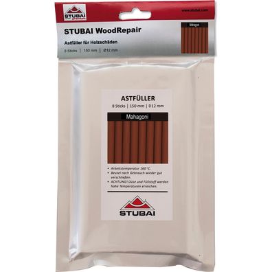 STUBAI WoodRepair 150mm 8 Sticks Mahagoni (8Stk)