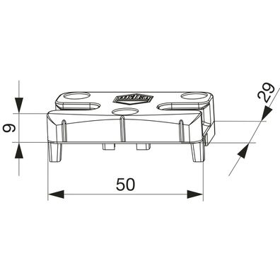 Maco #96623 Schließteil iS PVC 12/20-13 KBE/IVAPER/PLAFEN/PROPLEX silber (96623)