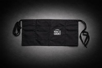Jack Daniel’s Kellnerschürze „Make It Count“ – Schwarz – Gastronomie Barschürze