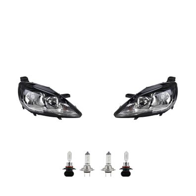 Scheinwerfer Halogen passend für Peugeot 308 Ii 13- mit H7 HB3 Satz Links Rechts