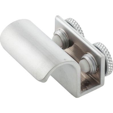 Fonsegrive Glastürgriff 403 Glas 6-8mm 20x30mm Messing verchromt matt