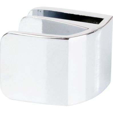 Siso Glastürgriff Square Glas 4-6mm 32,5x26mm Zink verchromt