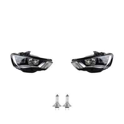Scheinwerfer Halogen passend für Audi A3 8V 12- H15 m. H7 L e d Set Links Rechts
