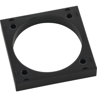 Berker Integro Flow-Pure Distanzring schwarz glänzend ()