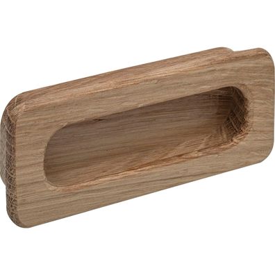 Alles im Griff Muschelgriff Cidras Breite 110mm Einlassmaß 102x42mm Eiche roh