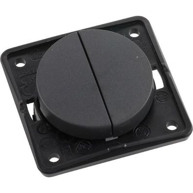 Berker Integro Flow-Pure Serienschalter anthrazit matt ()