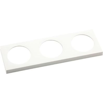 Berker Integro Pure Rahmen 3fach polarweiß glänzend