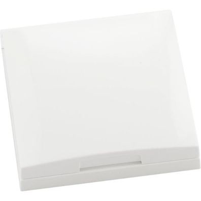 Berker Integro Flow-Pure Rahmen 1fach mit Klappdeckel polarweiß glänzend ()