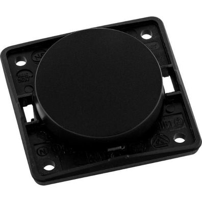 Berker Integro Flow-Pure Taster Schließer schwarz matt ()