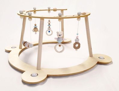 Babyspielzeug Babyspiel- &amp; Lauflerngerät Bär BxHxT 73x39x71cm NEU Lauflernhilfe