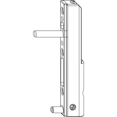 Maco #206584 Ecklagerband PVC mit 5mm Tragezapfen L=23mm 120 kg weiß (206584)