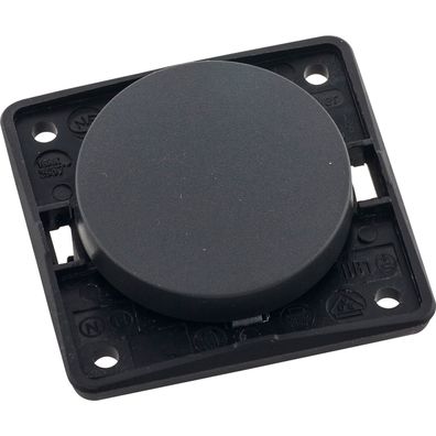 Berker Integro Flow-Pure Ausschalter 1-polig anthrazit matt