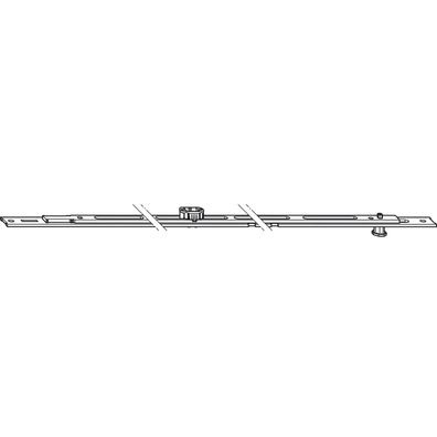 Winkhaus Mittenverriegelung M.500-1 L=500mm 1 Schließzapfen silber